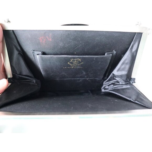 Vintage Mid Century Tapestry Kiss Purse Turns Into Evening Handbag 1950s Day Eve - Picture 7 of 8